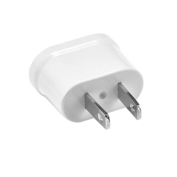 美國及歐盟轉美國插頭交流牆壁通用旅行電源插座轉接器，交流250V