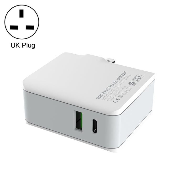 LDNIO A4403C 30W PD + 自動識別摺疊快速旅行充電器，附 1 米 8 Pin 線，澳規插頭，含 8 Pin 線，30W 含 8 Pin 線