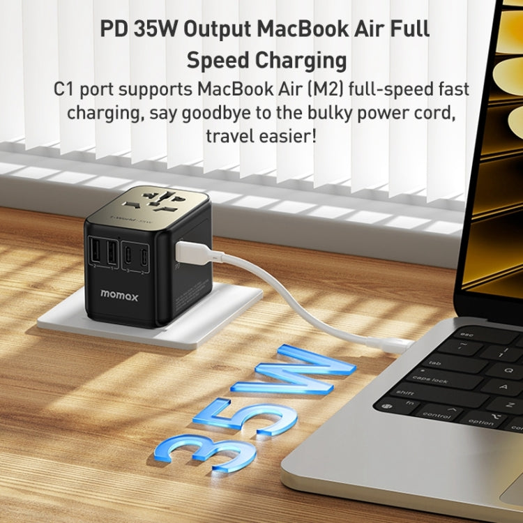 MOMAX 1-World UA9 PD 35W快速充電器電源轉接器，UA9