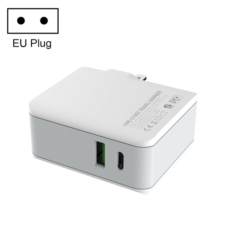 LDNIO A4403C 30W PD + 自動識別可摺疊快速旅行充電器，附 1m USB-C / Type-C 線，澳洲插頭，附 Type-C 線，30W 附 Type-C 線