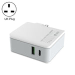 LDNIO A4403C 30W PD + 自動識別可摺疊快速旅行充電器，附 1m USB-C / Type-C 線，澳洲插頭，附 Type-C 線，30W 附 Type-C 線