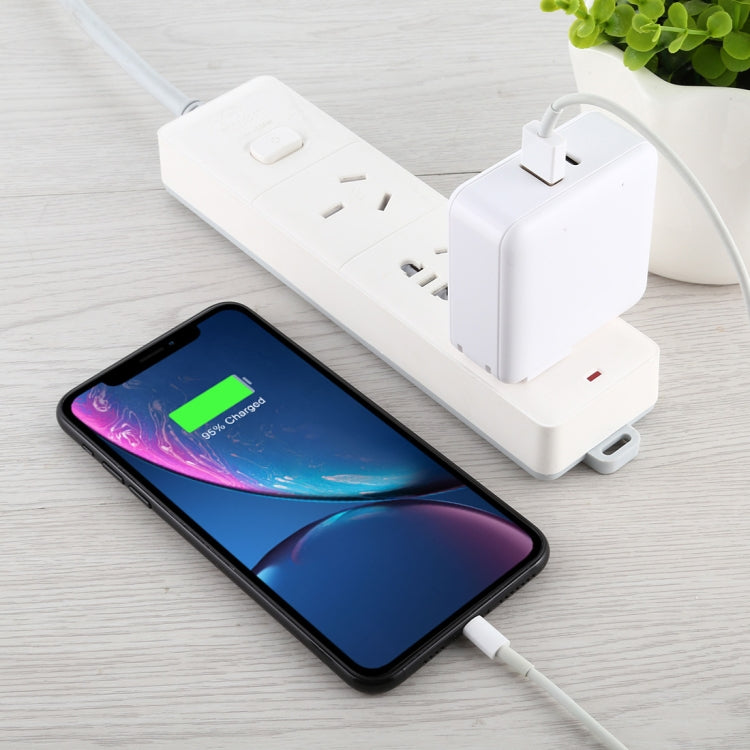 PD65W-A6 PD 65W 90 度摺疊插腳便攜多功能 USB 快速充電器，美規插頭