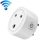 10A迷你智能WiFi插座小型南非/印度插頭遠程控制定時開關電源適配器，支援Alexa