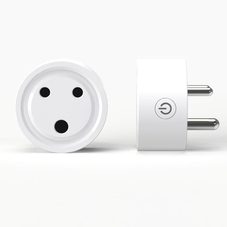 10A迷你智能WiFi插座小型南非/印度插頭遠程控制定時開關電源適配器，支援Alexa