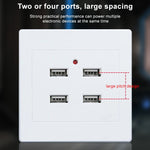 5V 3.1A 4 Ports USB Wall Charger Adapter Dock Station Socket Power Panel, 36V input, 4 Ports USB 2.0