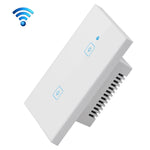 WS-US-02 EWeLink APP及觸控控制2A雙開鋼化玻璃面板智能牆壁開關，交流90V-250V，美國插頭，雙開