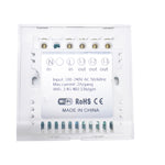 WS-UK-01 EWeLink APP 及觸控控制 2A 1 路鋼化玻璃面板智能牆壁開關，AC 90V-250V，英國插頭，1 路
