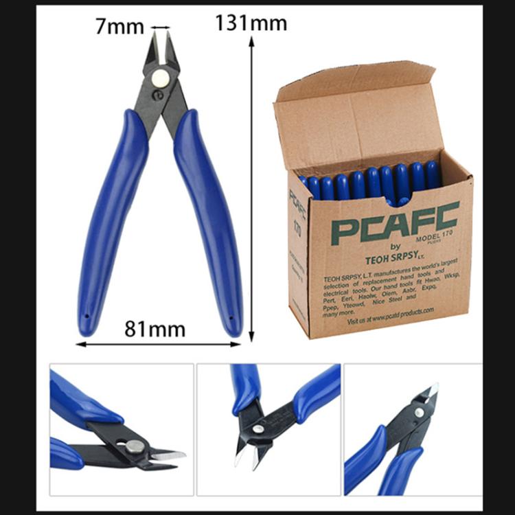 170 電子鉗 斜口側切 電纜線剪維修手工具，Plato 170