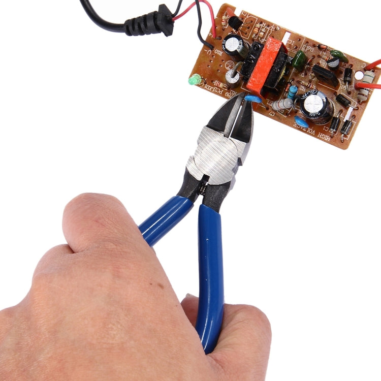 WLXY XY725 5 吋電子鉗 斜口鉗 修理手工具，5 吋碳鋼斜口