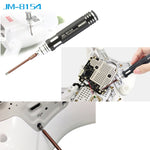 JAKEMY JM-8154 6合1模型螺絲起子套裝含65mm S-2精密批頭(十字3.0, 六角H1.5 & H2.0 & H2.5 & H3.0), JM-8154