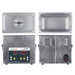 BAKU BK-2000 120W 3.36L LCD 顯示加熱超聲波清洗機，帶籃子，AC 220V，EU 插頭，BK-2000 120W 3.36L 220V