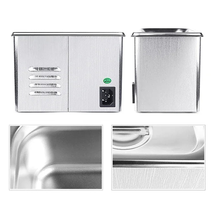 BAKU BK-2400 35W 0.8L LCD 顯示超聲波清洗機，AC 220V，BK-2400 35W 0.8L 220V