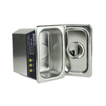 BAKU BK-3550 35W / 50W 可調 0.8L LCD 顯示超聲波清洗機，AC 220V，EU 插頭，BK-3550 35W / 50W 0.8L 220V