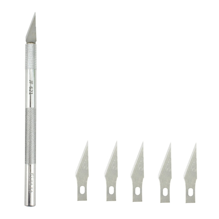 JIAFA JF-621 金屬雕刻刀 專業手機維修工具含6片刀片，JF-621