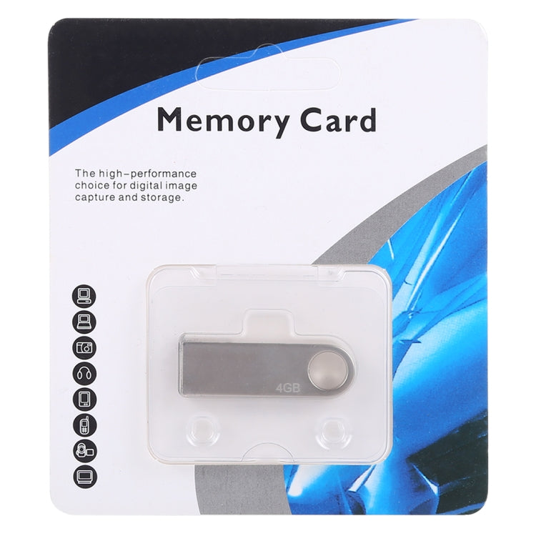 4GB 金屬 USB 2.0 隨身碟，4GB