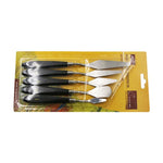 5 合 1 QST EXPRESS 藝術用品調色不鏽鋼刮刀，5 合 1（黑色）