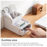 Desktop Removable A4 Assembled File Storage Box, 0115-1 (Blue Green), 0115-1 (Grey White)