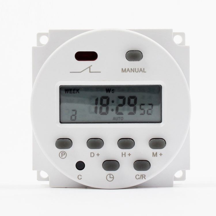 CN101A DC12V微電腦定時開關數字LCD電源定時器，DC12V