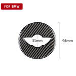 Car Steering Wheel F Chassis Logo Carbon Fiber Decorative Sticker for BMW Mini Cooper F55 / F56 / F60 / Countryman F60, For BMW MINI R56