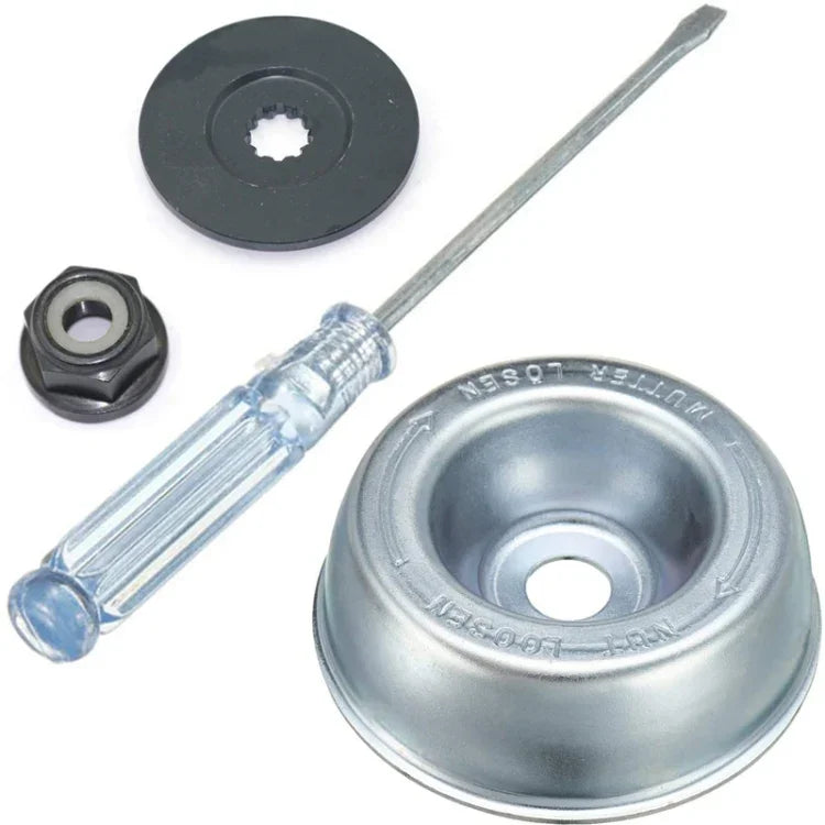 4合1割草機金屬刀片固定套件，適用於Stihl FS120 130 130R FS120 130 130R 200 250 55，割草機金屬刀片固定套件