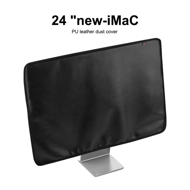 適用於 24 吋 Apple iMac 便攜防塵罩 桌上型 Apple 電腦液晶螢幕罩附收納袋，24 吋（黑色）、24 吋（灰色）、24 吋（藍色）、24 吋（紫色）、24 吋（紅色）