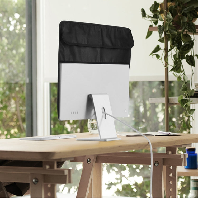 適用於 24 吋 Apple iMac 便攜防塵罩 桌上型 Apple 電腦液晶螢幕罩附收納袋，24 吋（黑色）、24 吋（灰色）、24 吋（藍色）、24 吋（紫色）、24 吋（紅色）