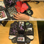 創意DIY手工相冊紀念冊驚喜爆炸禮盒，成品+PVC版，手工相冊