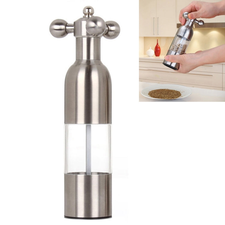 MICLAN不鏽鋼304舵形研磨器胡椒研磨機，尺寸：S，S