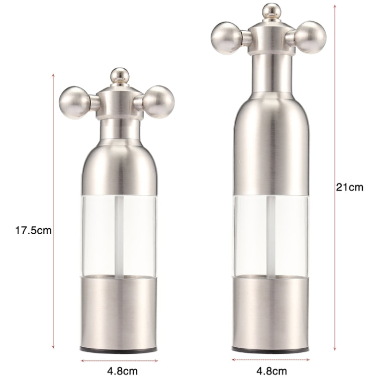 MICLAN不鏽鋼304舵形研磨器胡椒研磨機，尺寸：S，S