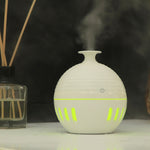 木紋USB鏤空加濕器七彩香薰燈自動酒精噴霧器帶遙控（天藍色），HC0372A，HC0372B，HC0372C，HC0372D，HC0372F，HC0372G，HC0372H，HC0372I，HC0372J，HC0372K