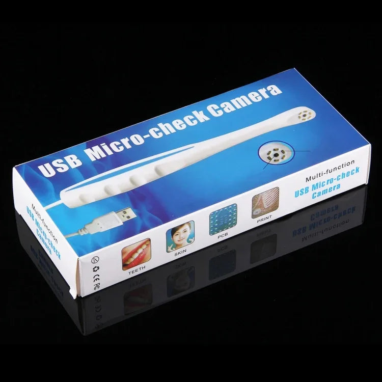 牙刷造型多功能USB微型檢查攝像頭 6顆LED 用於牙齒/皮膚/PCB/印刷