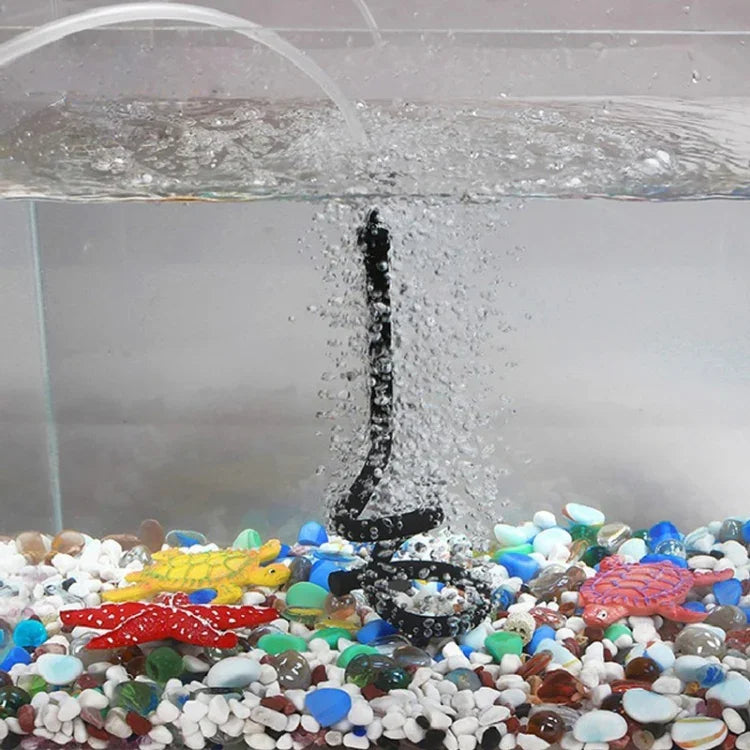 45cm 單頭水族箱氣泵氣泡條軟管水族配件空氣氧氣條擴散器，45cm 單頭