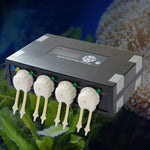 Jebao DP-4 7.5W 自動計量泵 蠕動泵 4通道計量水族箱珊瑚礁自動餵食器 液體分配器，美規插頭，DP-4 DP-4 7.5W