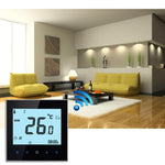 BHT-1000-GA-WIFI 3A負載水加熱型觸控LCD數字WiFi加熱室溫調節器，顯示時鐘/溫度/時段/時間/星期/加熱等，BHT-1000 3A（黑色），BHT-1000 3A（白色）
