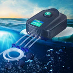 SOBO SB-988 12W四出口可調流量靜音水族箱空氣泵魚缸增氧泵，SOBO SB-988