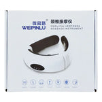 USB充電1300毫安電動背部頸部肩部電脈衝電擊身體按摩器，USB充電