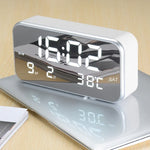 Multi-functional Large Screen LED Digital Music Alarm Clock with Time / Week / Temperature / Calendar Display & Remote Control, DC 5V, Music Alarm Clock