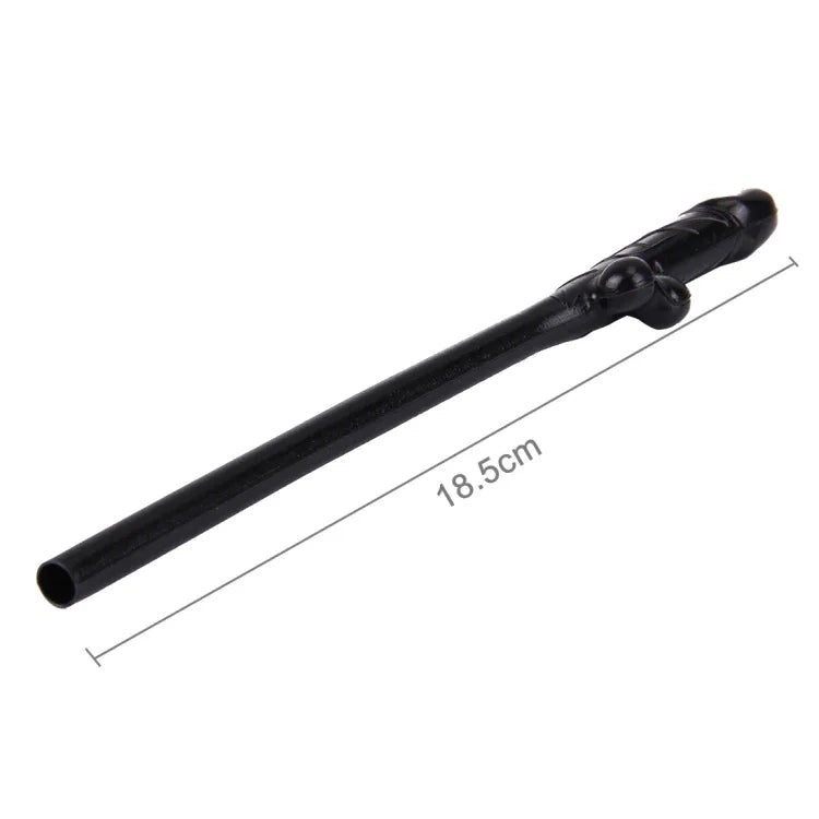 10個Dicky吸管，長度：約19cm，Dicky吸管（黑色）
