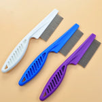 5 PCS Pet Cats Dogs Supplies Combs Fine Toothed Stainless Steel Needle Fleas Removal Combs, Length: 18.5cm, Length: 18.5cm, Blue, Length: 18.5cm, White