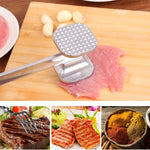 鋁合金鬆肉錘肉錘牛排豬肉廚房工具，大尺寸：6.5 x 25.0厘米，大尺寸：6.5 x 25.0厘米