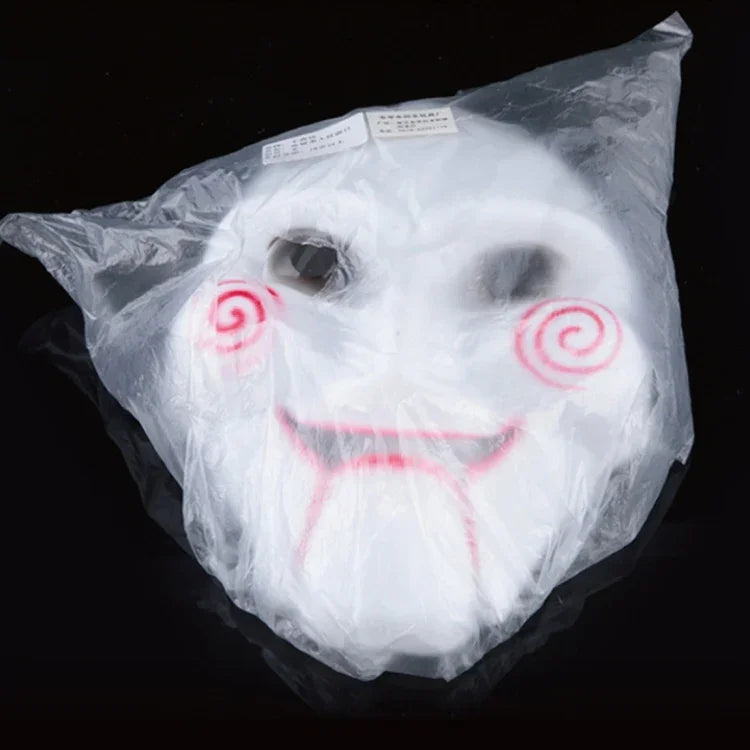 萬聖節面具塑膠萬聖節派對華麗鋸齒面具，節日派對