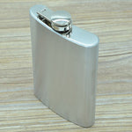 285mL (10oz) 戶外運動便攜家用旅行野外不鏽鋼便攜酒壺（無小漏斗）（銀色 285mL (10oz)）