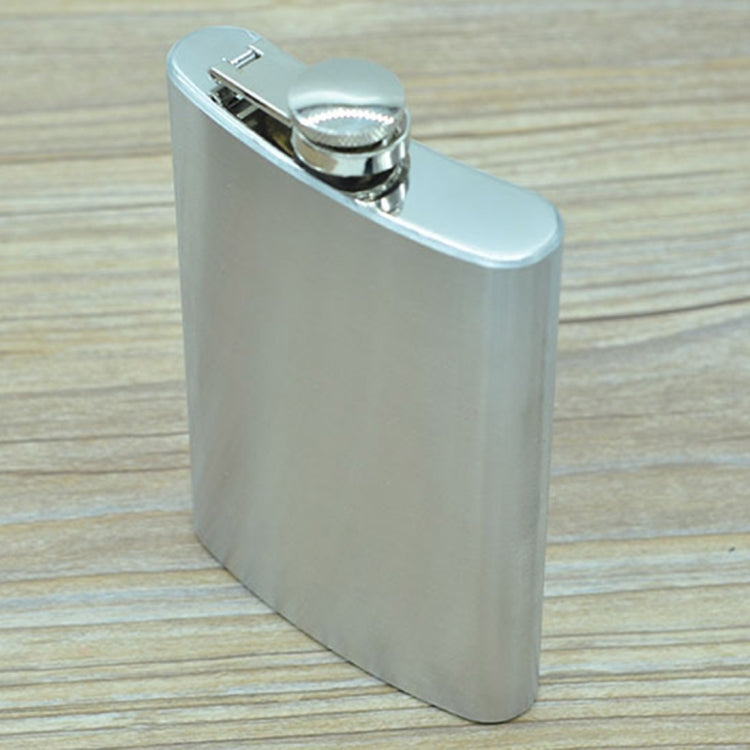 285mL (10oz) 戶外運動便攜家用旅行野外不鏽鋼便攜酒壺（無小漏斗）（銀色 285mL (10oz)）