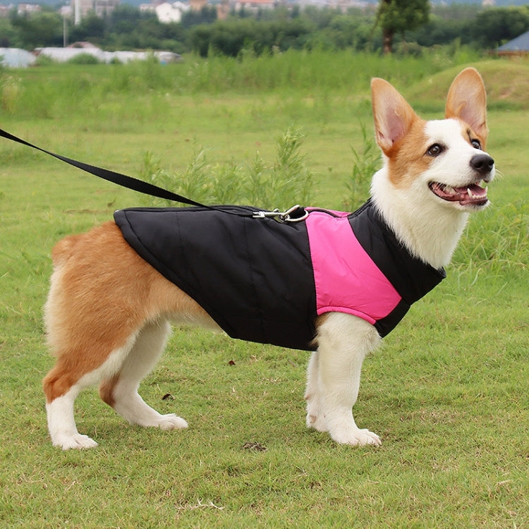 寵物狗棉質背心滑雪服，尺寸：5XL，胸圍：68cm，背長：60cm，尺寸：5XL