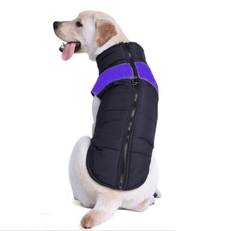 寵物狗棉質背心滑雪服，尺寸：5XL，胸圍：68cm，背長：60cm，尺寸：5XL