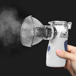 便攜超聲波霧化器迷你手持吸入器呼吸健康護理家用機霧化器兒童用，迷你手持吸入器