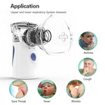 便攜超聲波霧化器迷你手持吸入器呼吸健康護理家用機霧化器兒童用，迷你手持吸入器