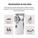 便攜超聲波霧化器迷你手持吸入器呼吸健康護理家用機霧化器兒童用，迷你手持吸入器