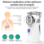 便攜超聲波霧化器迷你手持吸入器呼吸健康護理家用機霧化器兒童用，迷你手持吸入器