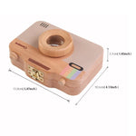 創意木製兒童相機脫落乳牙保存盒 嬰兒牙齒收納盒，HC2455A，HC2455B，HC2455C，HC2455D